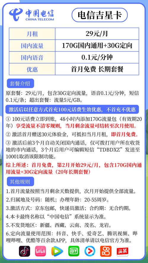 电信新出的流量卡?电信新出的流量卡套餐 第3张 电信新出的流量卡?电信新出的流量卡套餐 第3张