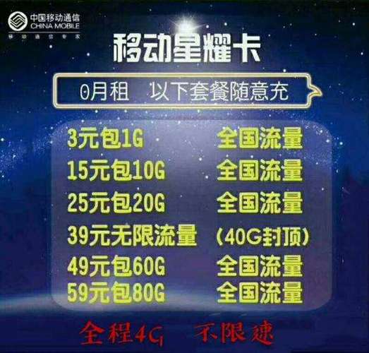 流量卡星辰卡，星卡 专属流量