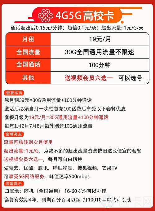 流量卡联通合肥？合肥联通流量套餐