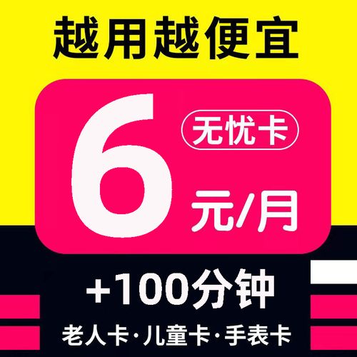 联通流量卡月租6元，联通流量卡月租6元多少钱