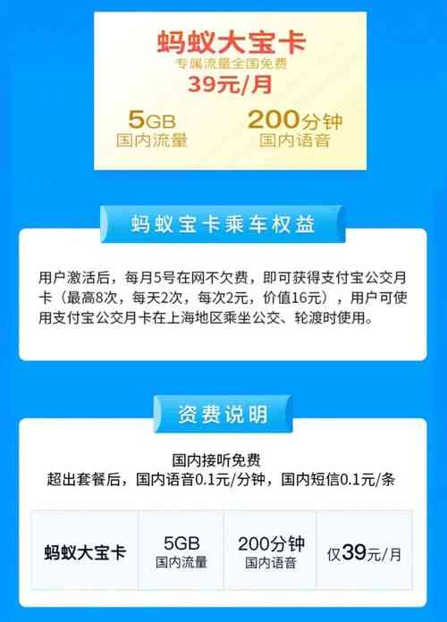 蚂蚁宝卡的流量？蚂蚁宝卡流量超出怎么收费