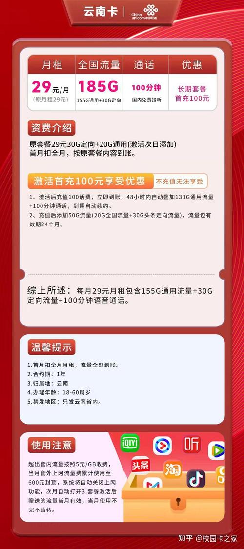 云南电话卡流量？云南流量卡话费查询