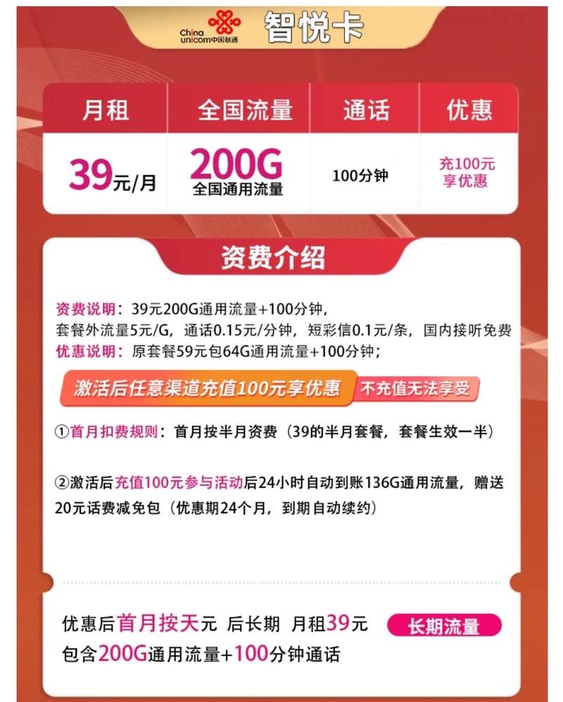 移动流量卡月租39,移动流量卡月租39元的套餐介绍 第3张 移动流量卡月租39,移动流量卡月租39元的套餐介绍 第3张