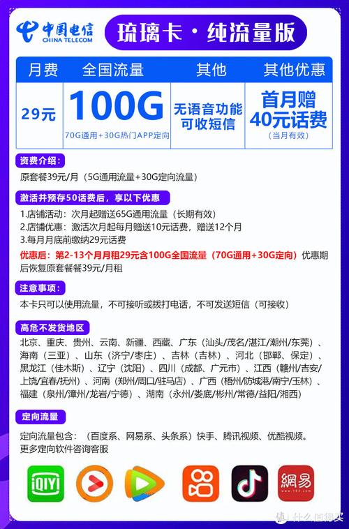 电信营业厅流量卡推荐？电信流量卡推荐一下