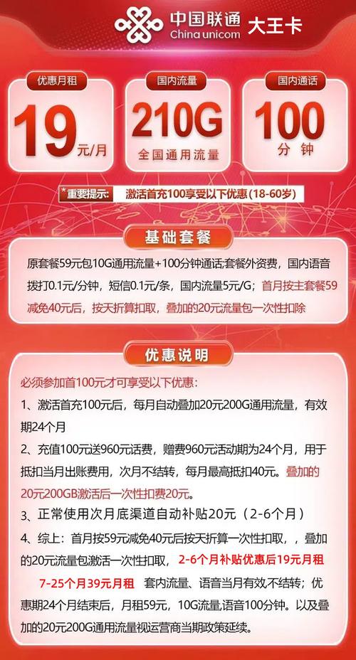 大王卡无限流量联通（大王卡无限流量联通怎么收费）