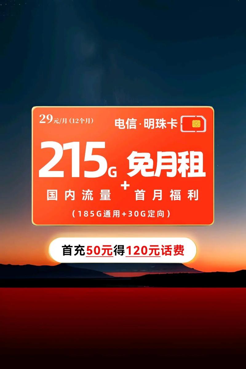 中国电信流量卡1（中国电信流量卡19元200g自选归属）
