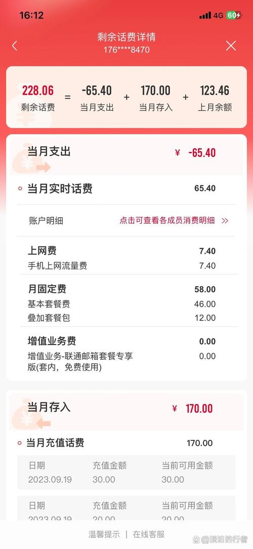 关于联通4g卡的流量的信息