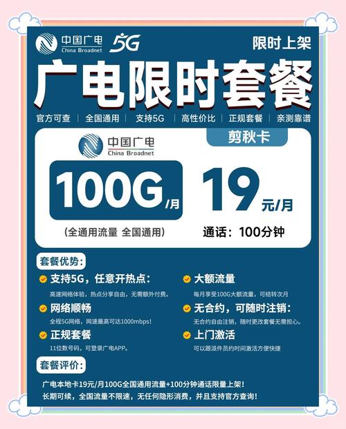 广电双百流量卡（广电双百流量卡官方正品）