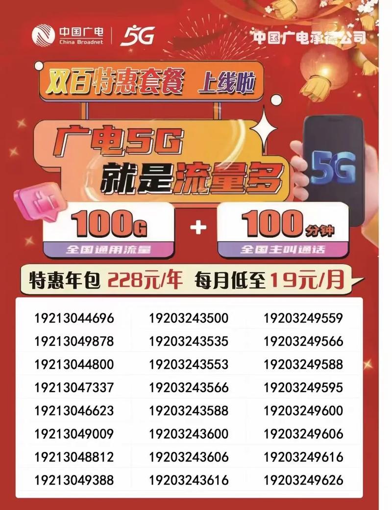 广电双百流量卡（广电双百流量卡官方正品）