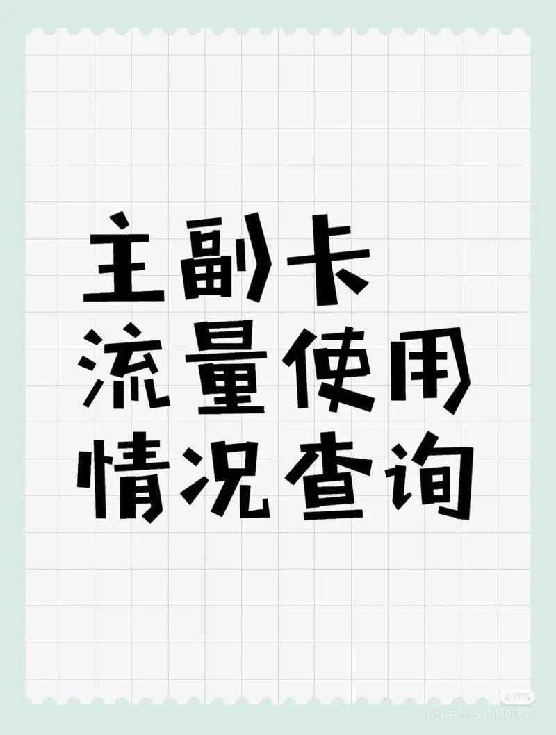 万能副卡怎么查流量，怎么用副卡查流量