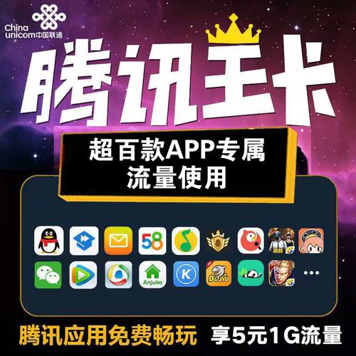 腾讯大王卡专属流量，腾讯大王卡专属流量有哪些app