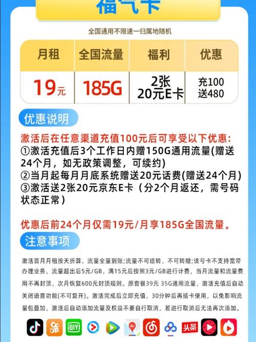 福建无限量流量卡？福建流量卡哪个划算