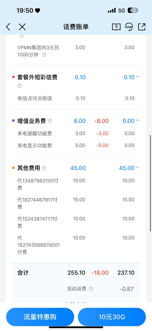 流量卡乱收费，流量卡扣费标准