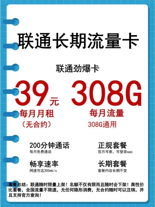 安徽联通流量卡B，安徽联通流量卡现在有什么套餐