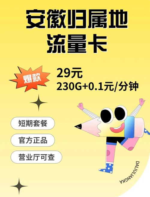 安徽联通流量卡B，安徽联通流量卡现在有什么套餐